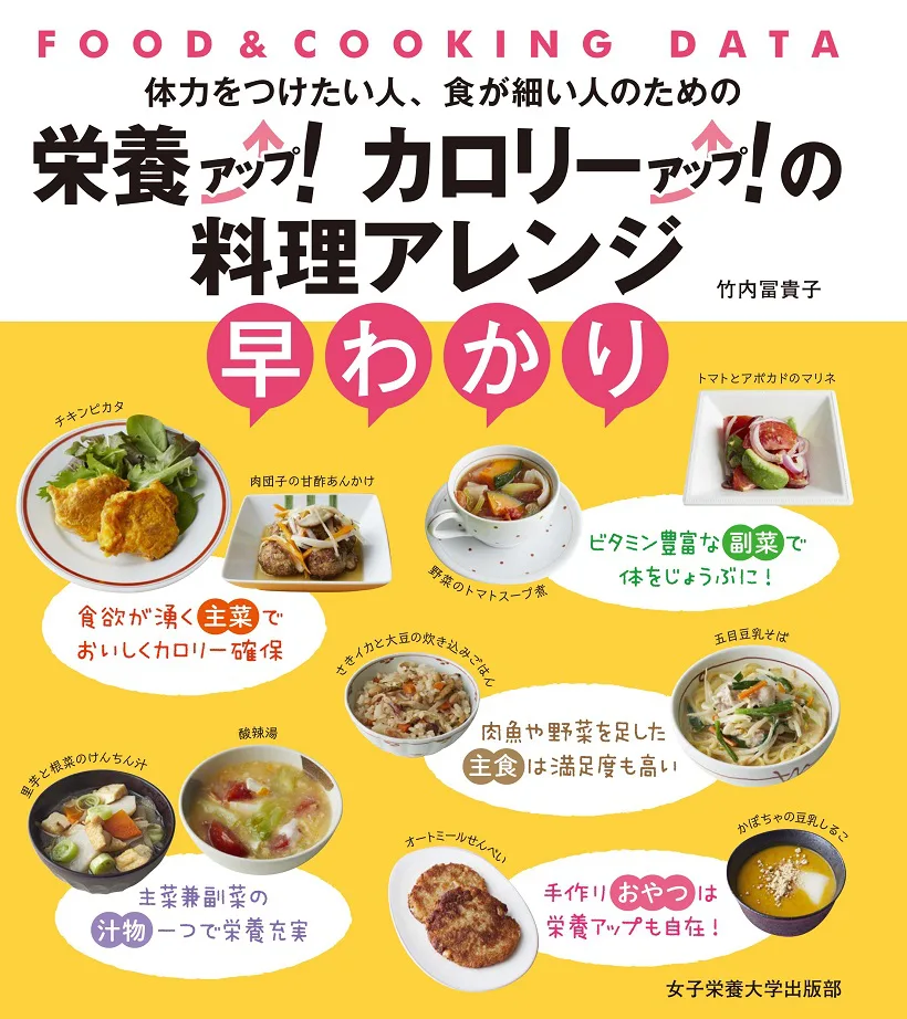 栄養アップ！カロリーアップ！の料理アレンジ早わかり | 女子栄養大学出版部