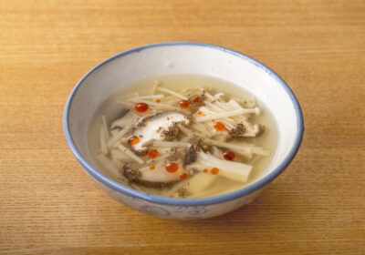 きのこの酸辣湯（塩分0.6ｇ）